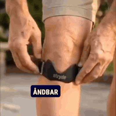 gif — Patellarem i silikone – 1 par (2 remme)
