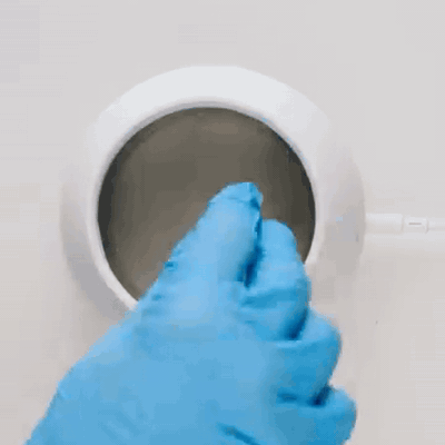 gif — Ultralydsrenser til tandprotese og bideskinne + rensetabletter