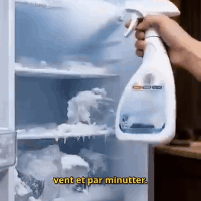 gif — Afisningsspray til køleskab og fryser – isfri uden skrabning