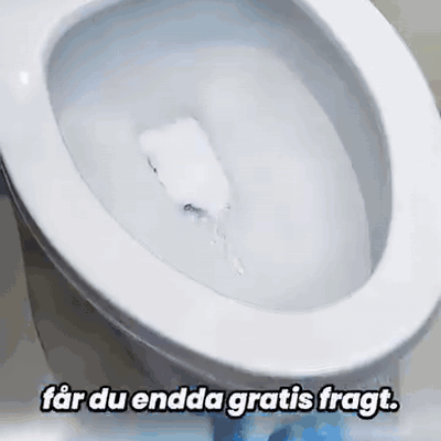 gif — Hygiejnisk toiletbørste med engangshoveder