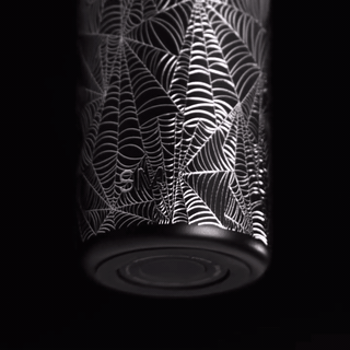 gif — WebChill™ – Isoleret Drikkedunk med Spindelvæv-Print, 887 ml