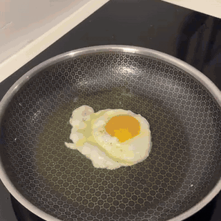 gif — Hybrid stegepande i rustfrit stål – slip-let bikubeflade, PFAS-fri