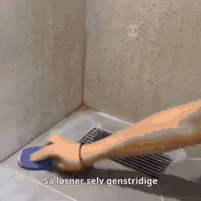 gif — Rengøringscreme med svamp – fjerner fedt, kalk og madrester uden at ridse