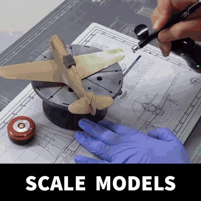gif — Mini-airbrush med kompressor – genopladelig, uden slange