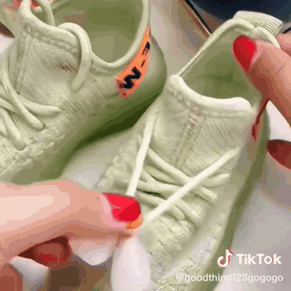 gif — Elastiske snørebånd uden knuder – tryk, stram, færdig
