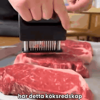 gif — Kødmørner med 48 knive i rustfrit stål – mørt kød på få sekunder
