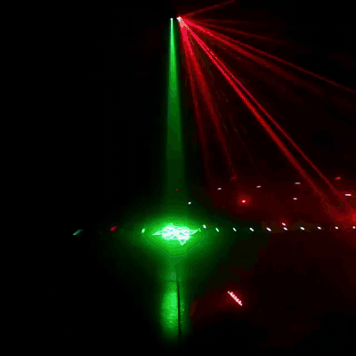 gif — RGB Laser Scenelys – 4-i-1 festlys med laser, LED, UV og stroboskop