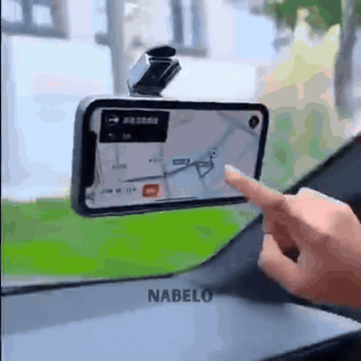 gif — Magnetisk mobilholder til bil – sammenfoldelig 360° i metal
