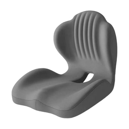 couleur Grå — Ergonomisk sædehynde med ryglæn i memory foam