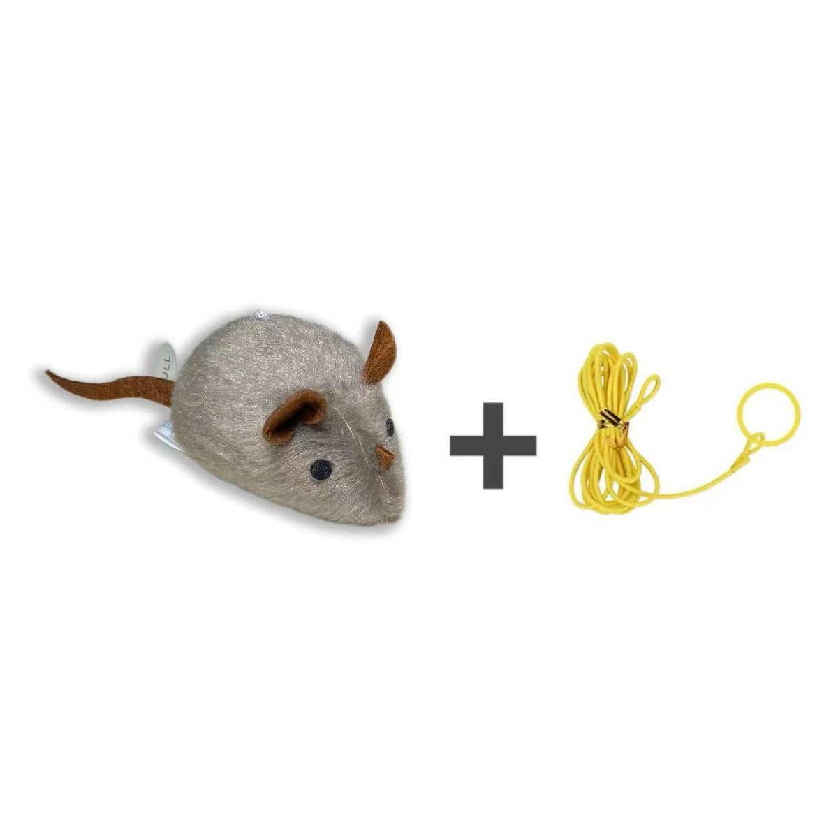 couleur Grå — Jagtmus™ – Blød plysmus til katte med kattemynte