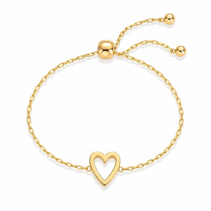 couleur Guld — Hjertebånd™ – Mor & Datter Armbånd (2 stk.)