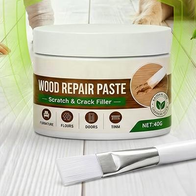 Træreparationspasta — ridser og revner, 40 g