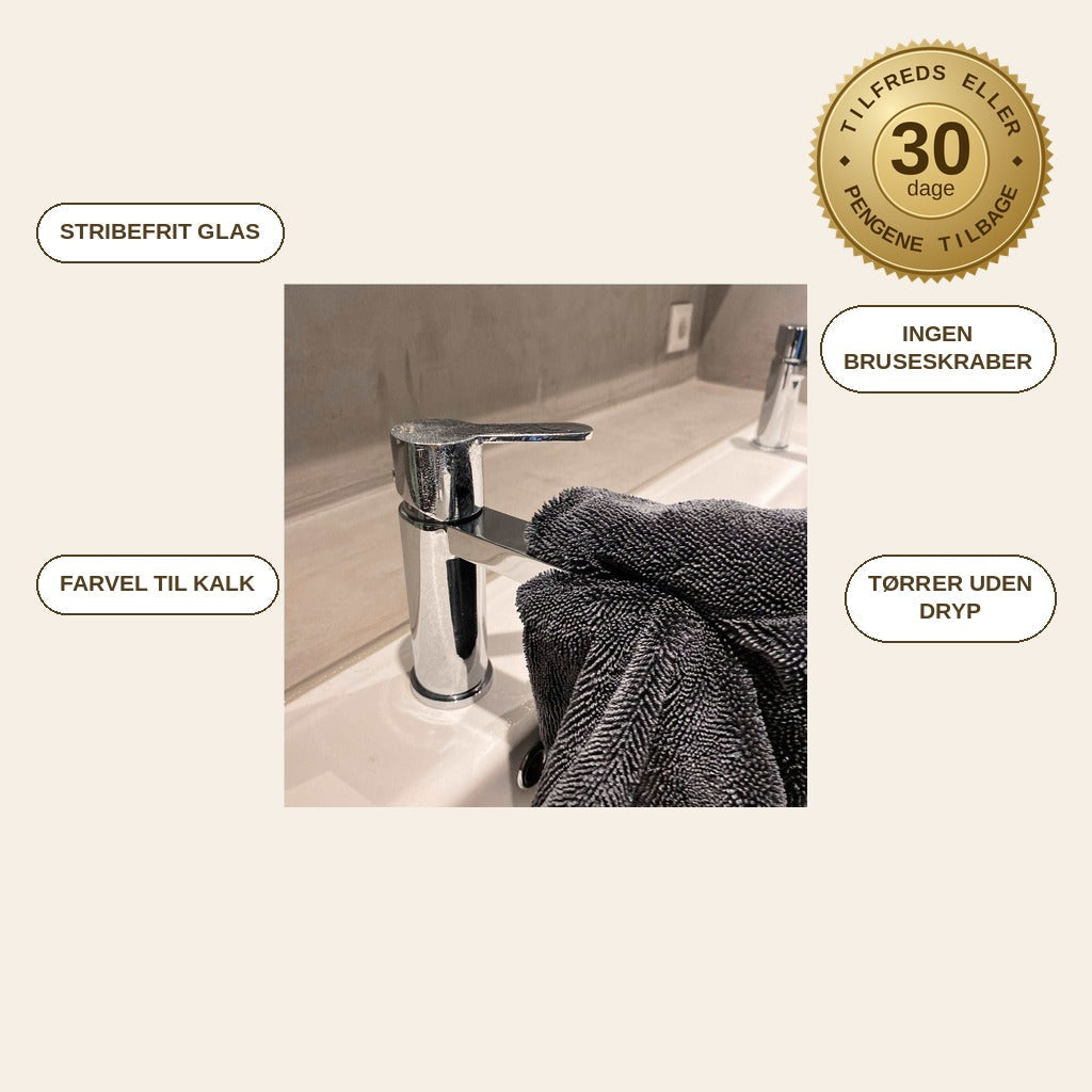 infographie — Aftørringsklud til brusebad – 40 x 60 cm, suger 800 ml