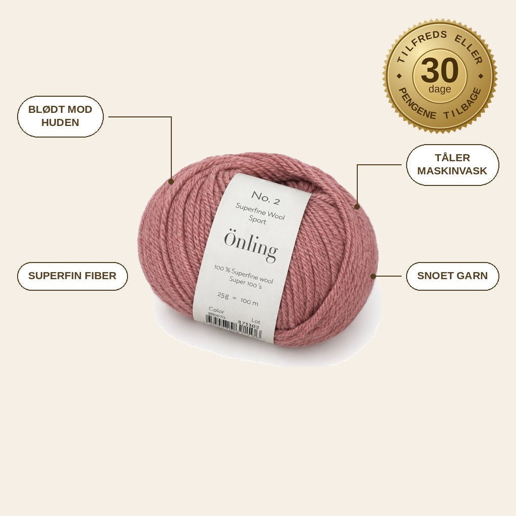 infographie — Superfine Merinogarn – 100 % merinould, Super 100's, 25 g