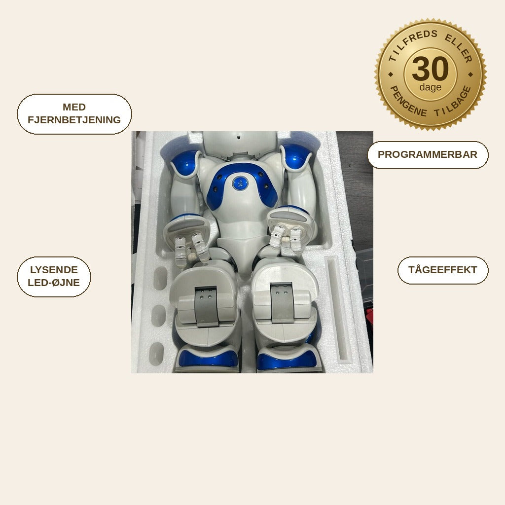 infographie — Humanoid Legetøjsrobot 49 cm – Fjernstyret & Programmerbar