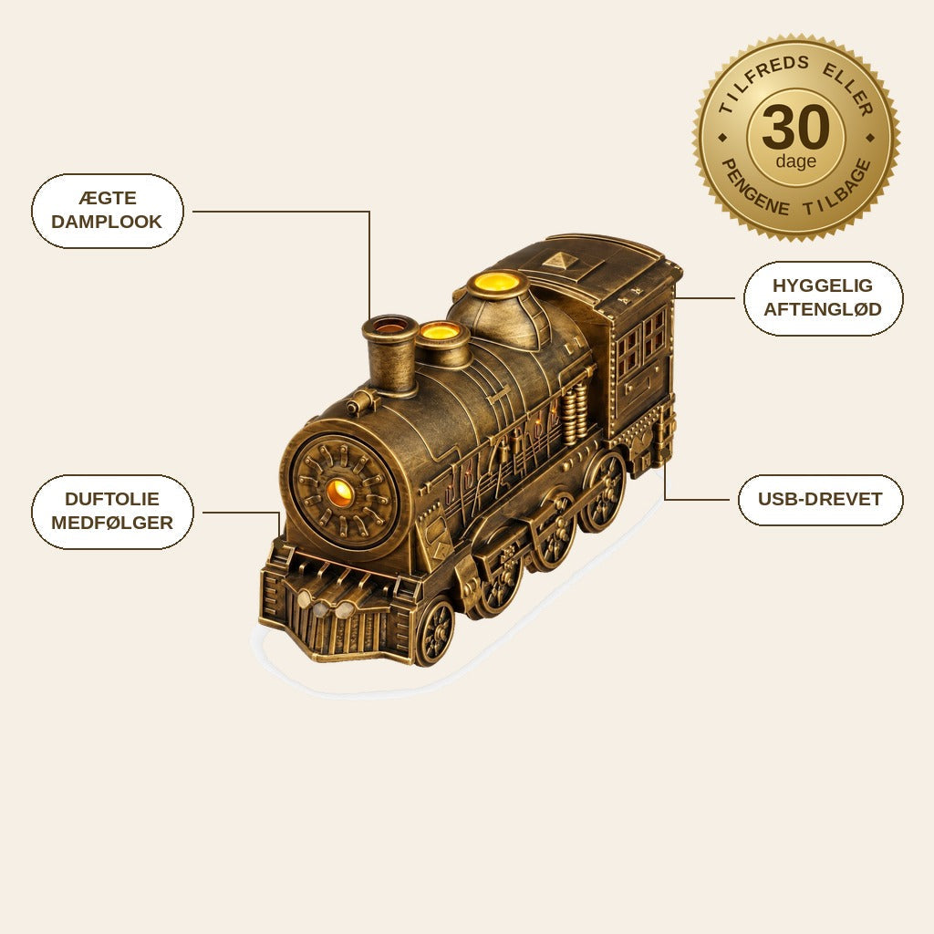 infographie — Damplokomotiv Luftfugter & Aromadiffuser
