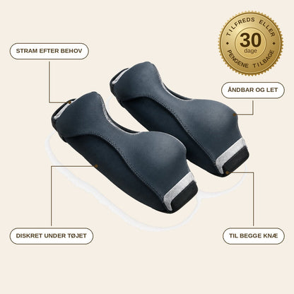 infographie — Patellarem i silikone – 1 par (2 remme)