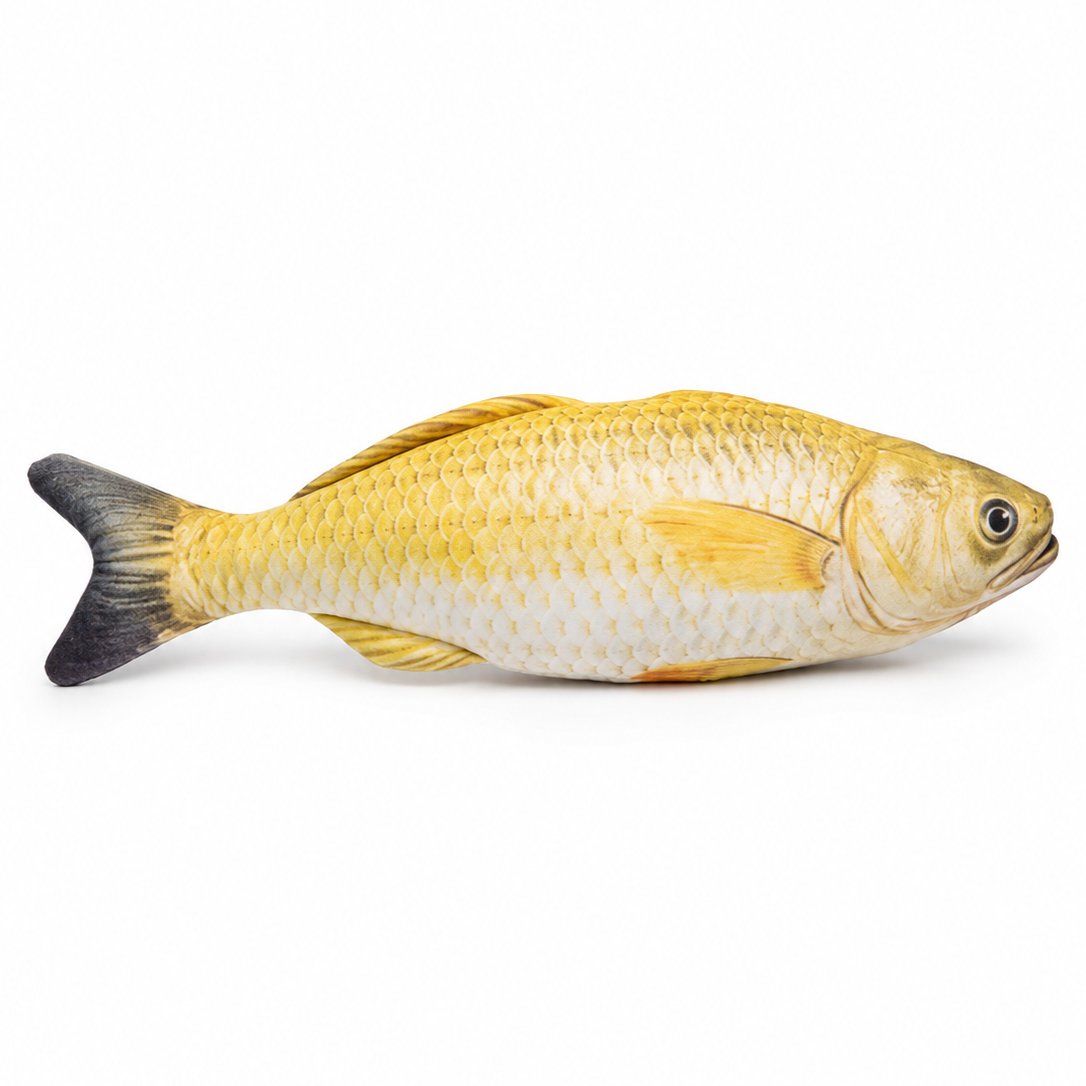 couleur Gul croaker — Sprællende fisk til katte – genopladeligt kattelegetøj