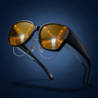 couleur Luna — LumaDrive™ Natkørselsbriller – passer uden på dine egne briller
