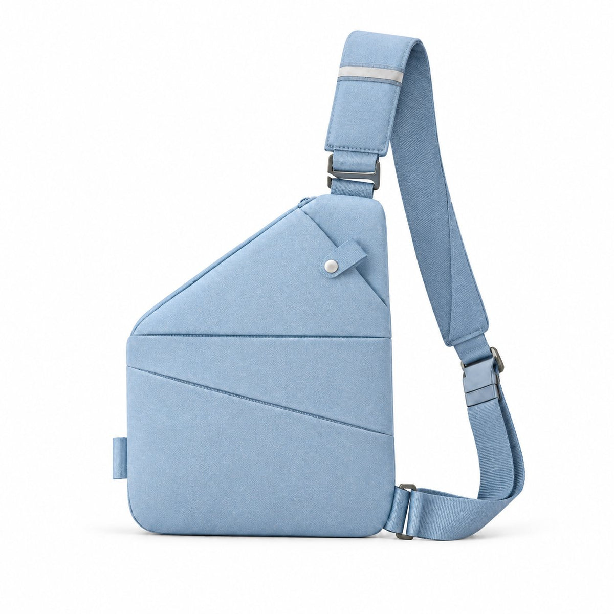 couleur Lyseblå — Tyverisikret crossbody-taske med skjulte lynlåse