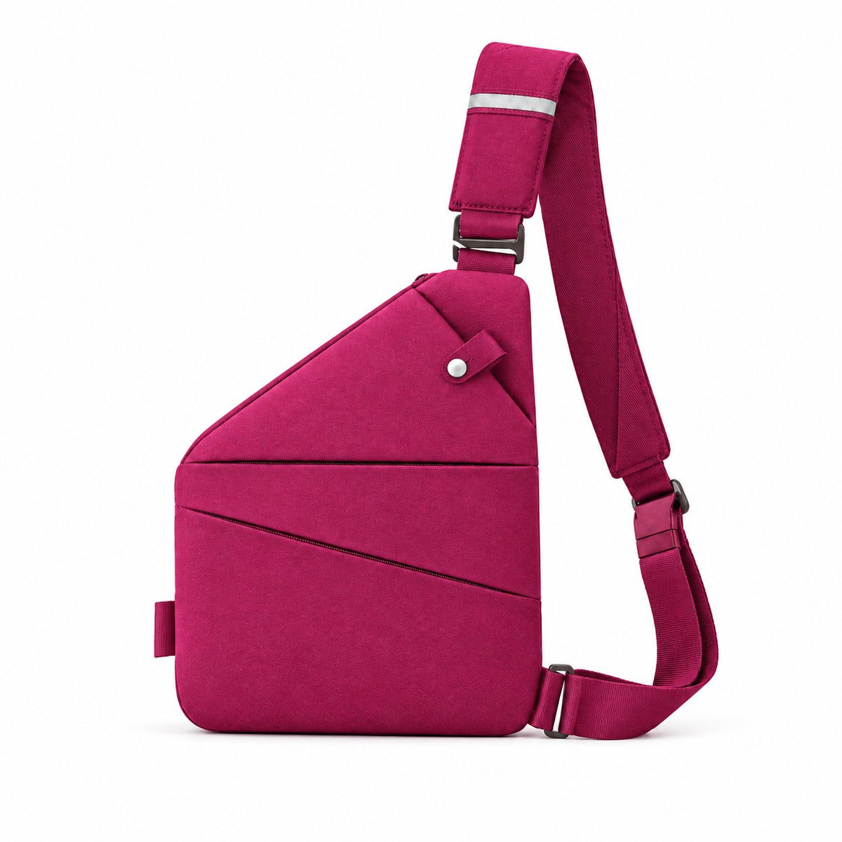 couleur Magenta — Tyverisikret crossbody-taske med skjulte lynlåse