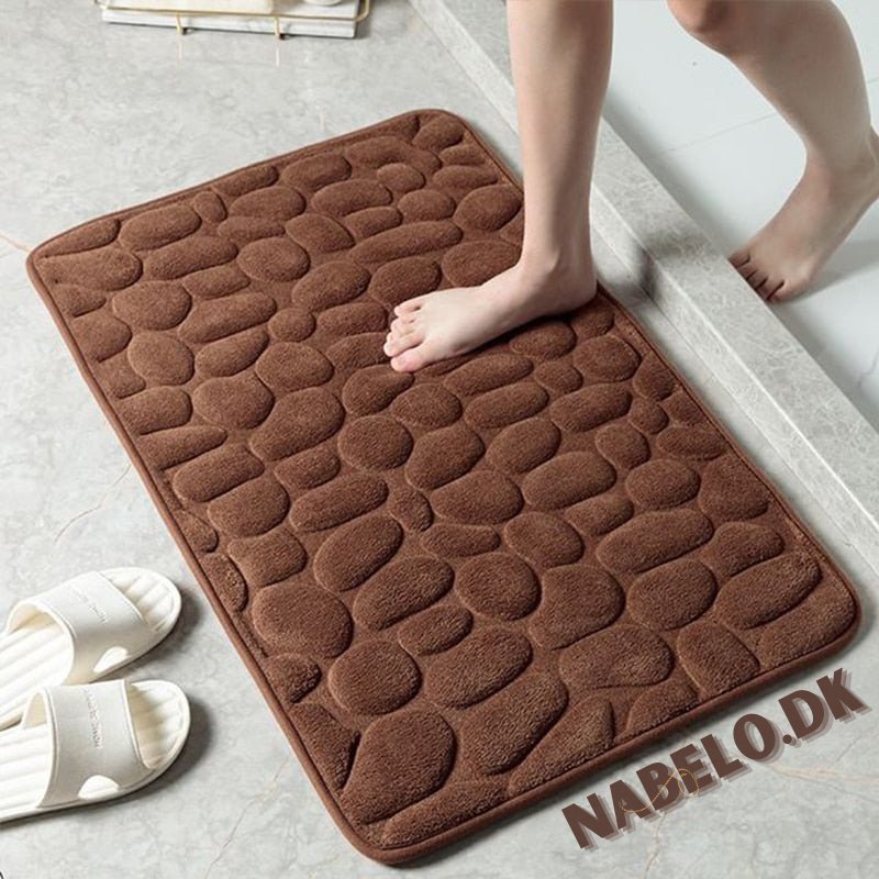 couleur Brun — AquaSten™ Bademåtte – Superabsorberende & Skridsikker