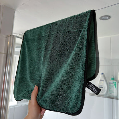 couleur Mørkegrøn — Aftørringsklud til brusebad – 40 x 60 cm, suger 800 ml