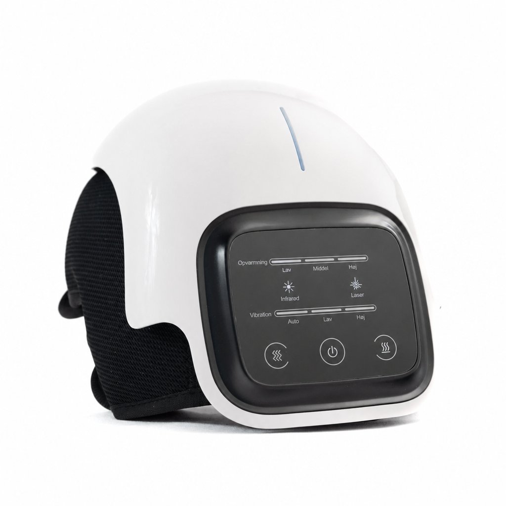 packshot — ThermaKnæ™ – Trådløs knæmassager med varme, vibration og rødt lys