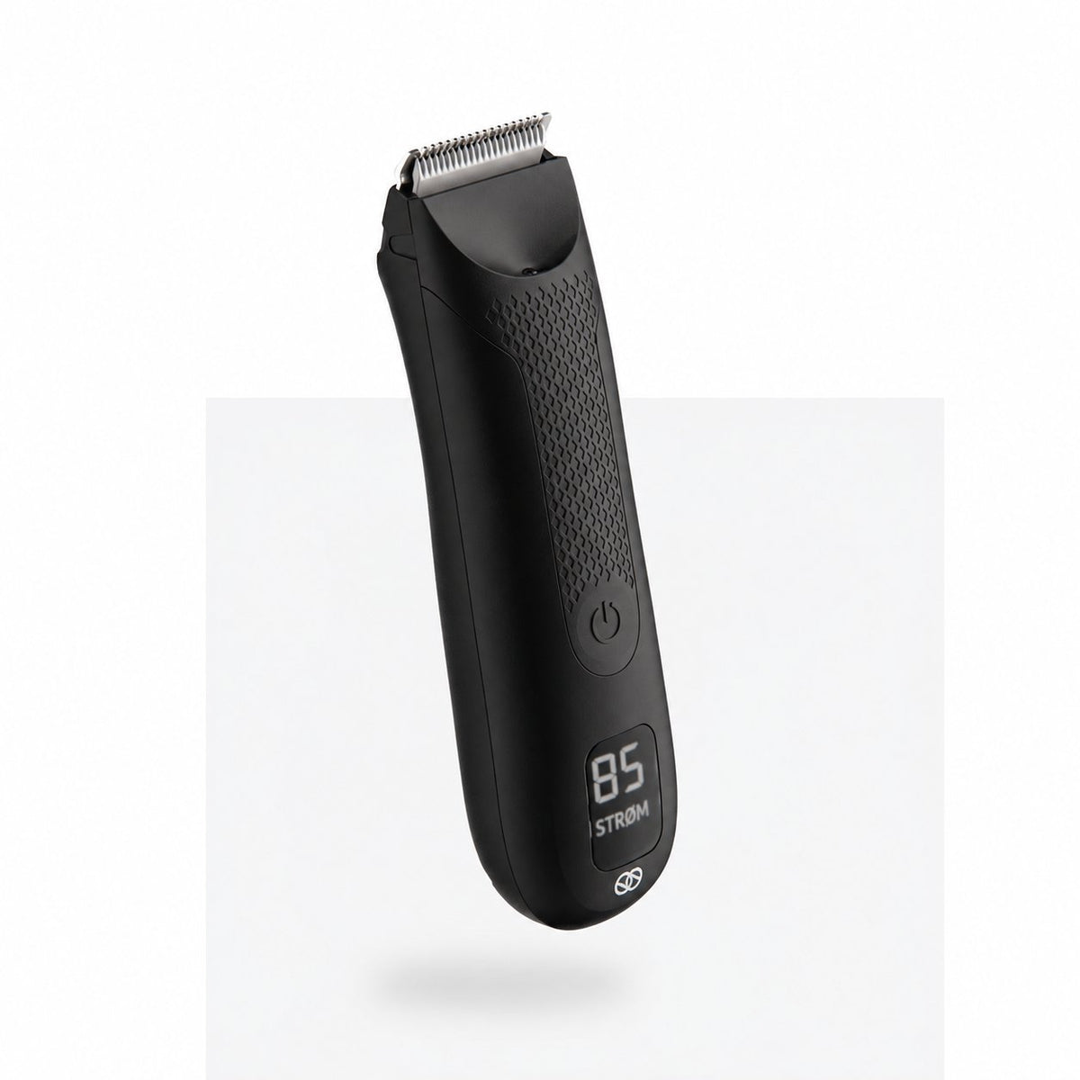 situation — Intimtrimmer til mænd – justerbar kam 2–6 mm, ladestation og digitalt display