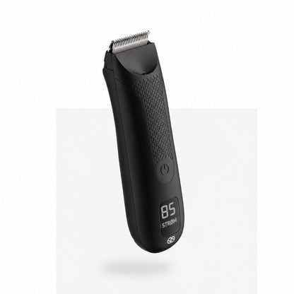 situation — Intimtrimmer til mænd – justerbar kam 2–6 mm, ladestation og digitalt display
