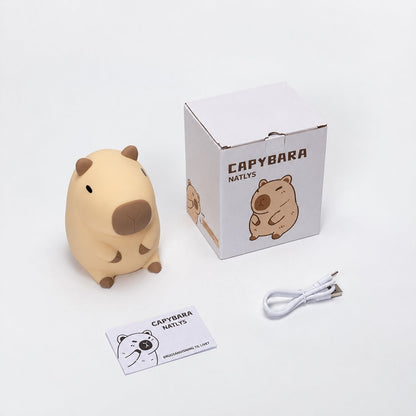 packshot — CapyGlow™ – Blød Capybara Natlampe med Klem-dæmpning