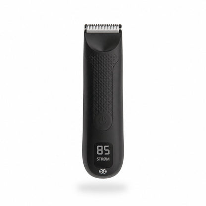 packshot — Intimtrimmer til mænd – justerbar kam 2–6 mm, ladestation og digitalt display