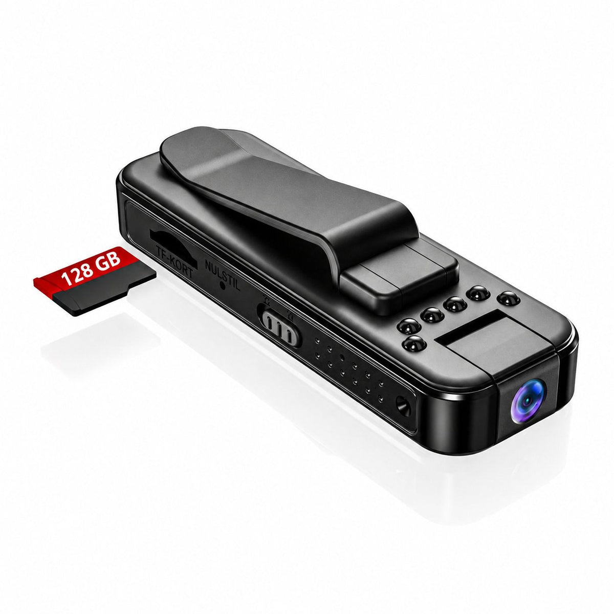 packshot — NatKlip™ – Bærbart 1080P lommekamera med infrarødt natsyn og klips