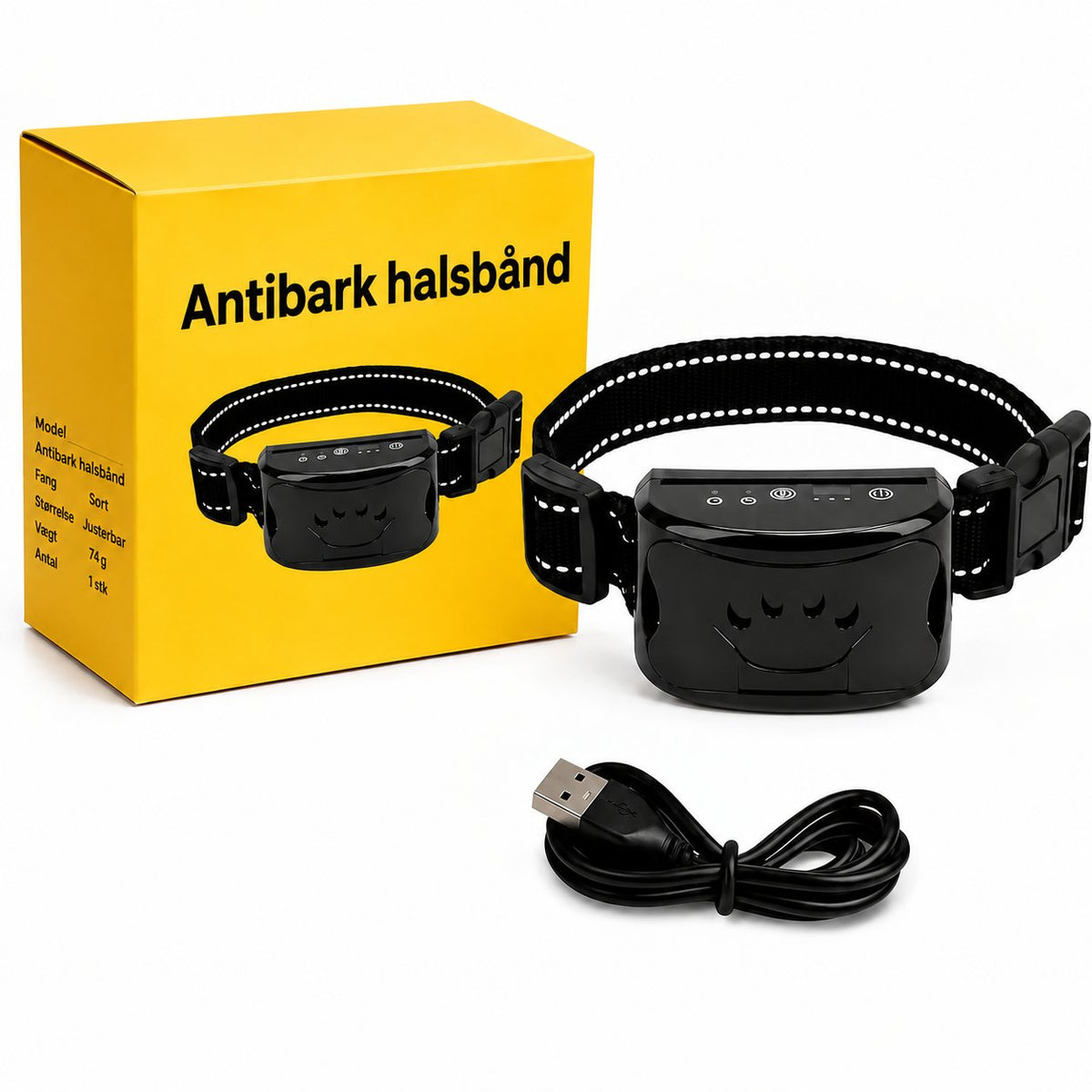 situation — Smart Anti-Gø Halsbånd – Lyd og Vibration, Genopladeligt