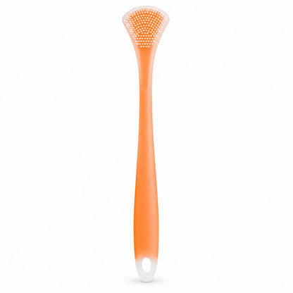 couleur Orange — Dobbeltsidet tungeskraber i silikone