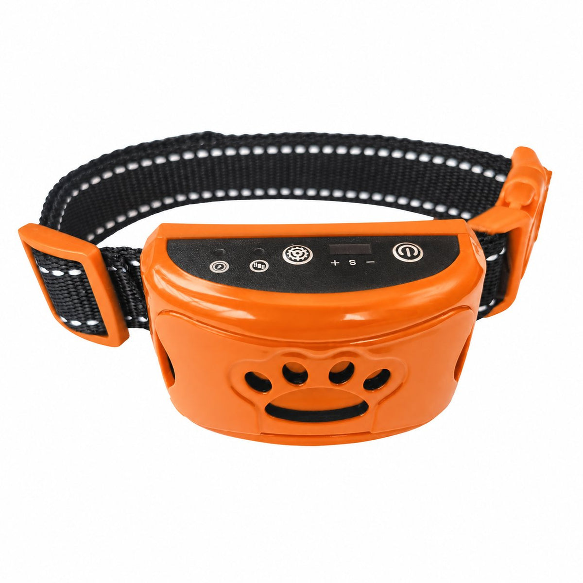 couleur Orange — Smart Anti-Gø Halsbånd – Lyd og Vibration, Genopladeligt