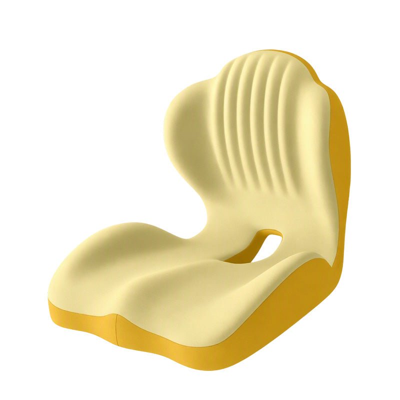 couleur Lys orange — Ergonomisk sædehynde med ryglæn i memory foam
