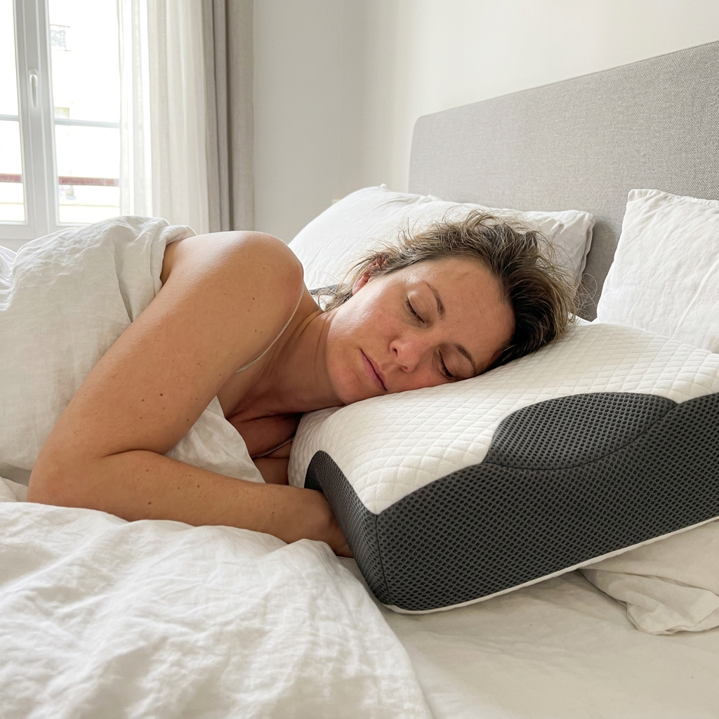 Ergonomisk nakkepude i memory foam