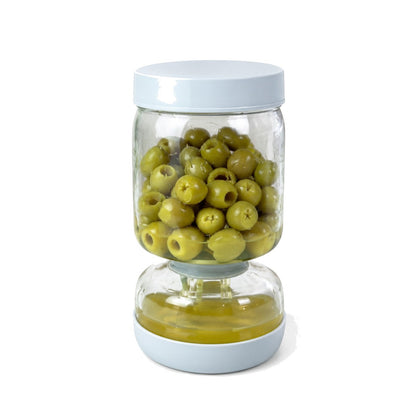 packshot — Vendbart sylteglas med si – server tørt, opbevar i lage