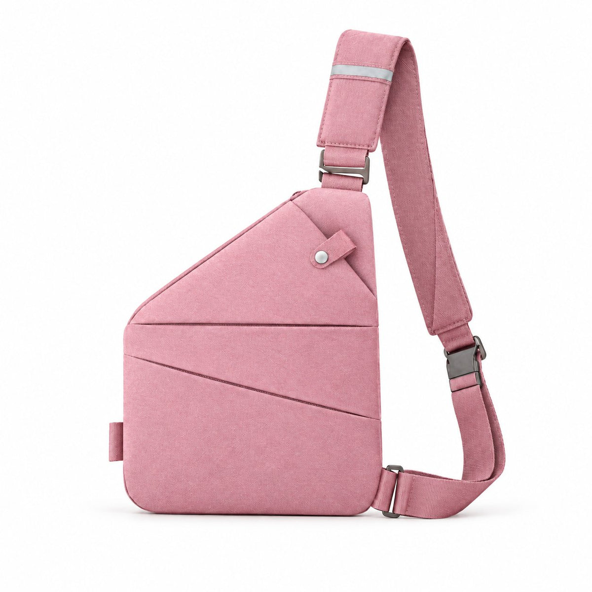 couleur Pink — Tyverisikret crossbody-taske med skjulte lynlåse