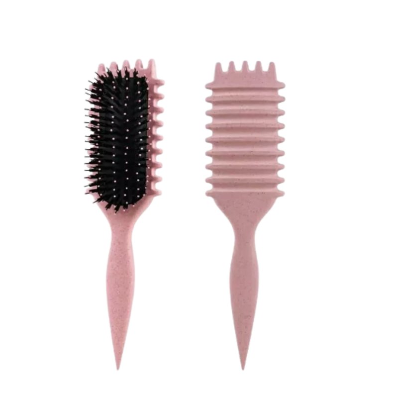 couleur Pink — Krøllebørste til definerede krøller – anti-frizz stylingbørste