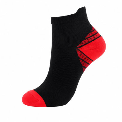 couleur Rød — Korte Kompressionsstrømper – Ankel