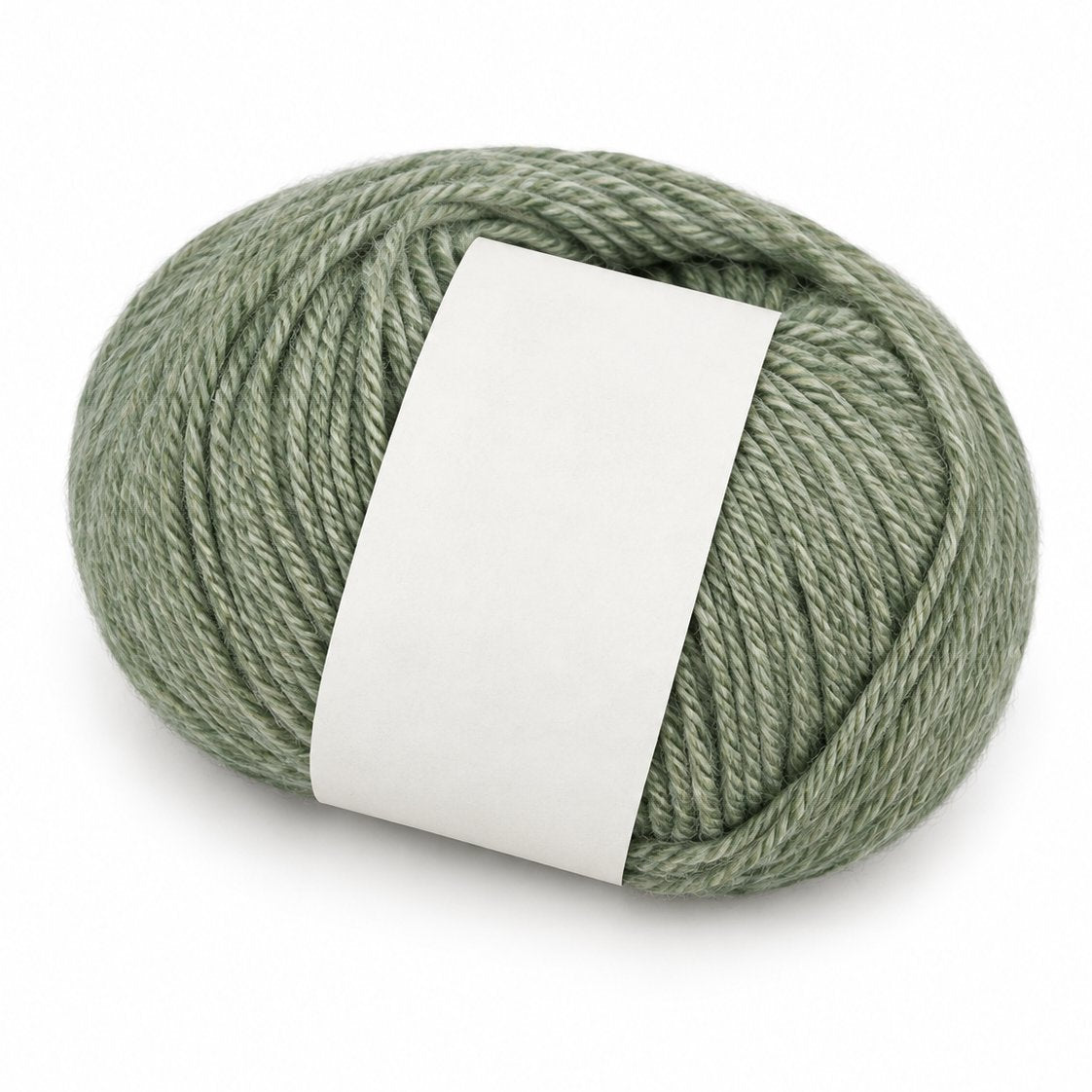couleur Salviegrøn meleret — Superfine Merinogarn – 100 % merinould, Super 100's, 25 g