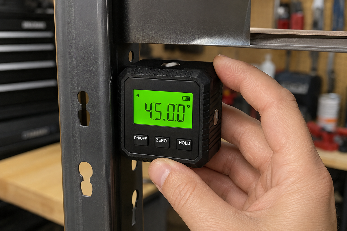 Digital magnetisk vinkelmåler, 4 magnetflader