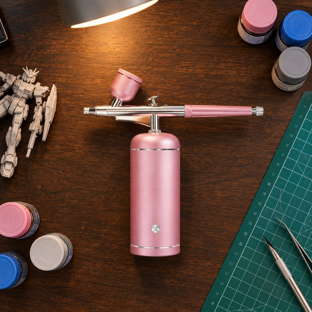 situation — Trådløst Airbrush-sæt – Genopladeligt, med 0,4 mm dyse og farvekop på 5 ml / 20 ml