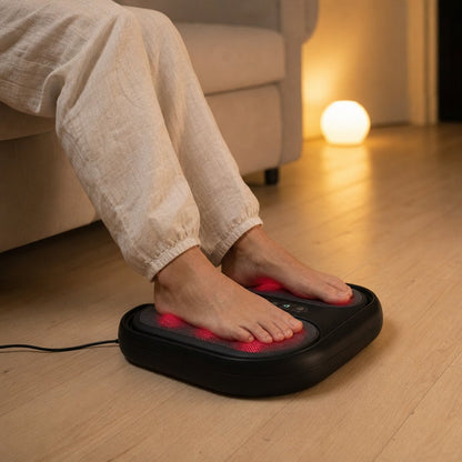 situation — Fodmassageapparat med infrarød varme – shiatsu og rødt lys