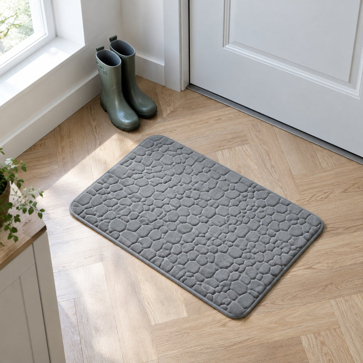 situation — AquaSten™ Bademåtte – Superabsorberende & Skridsikker