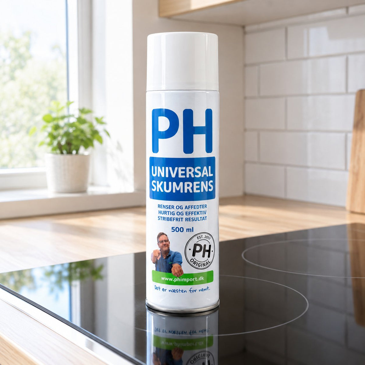 situation — Universal Skumrens 500 ml – stribefri rengøring af køkken, bad, glas og bil