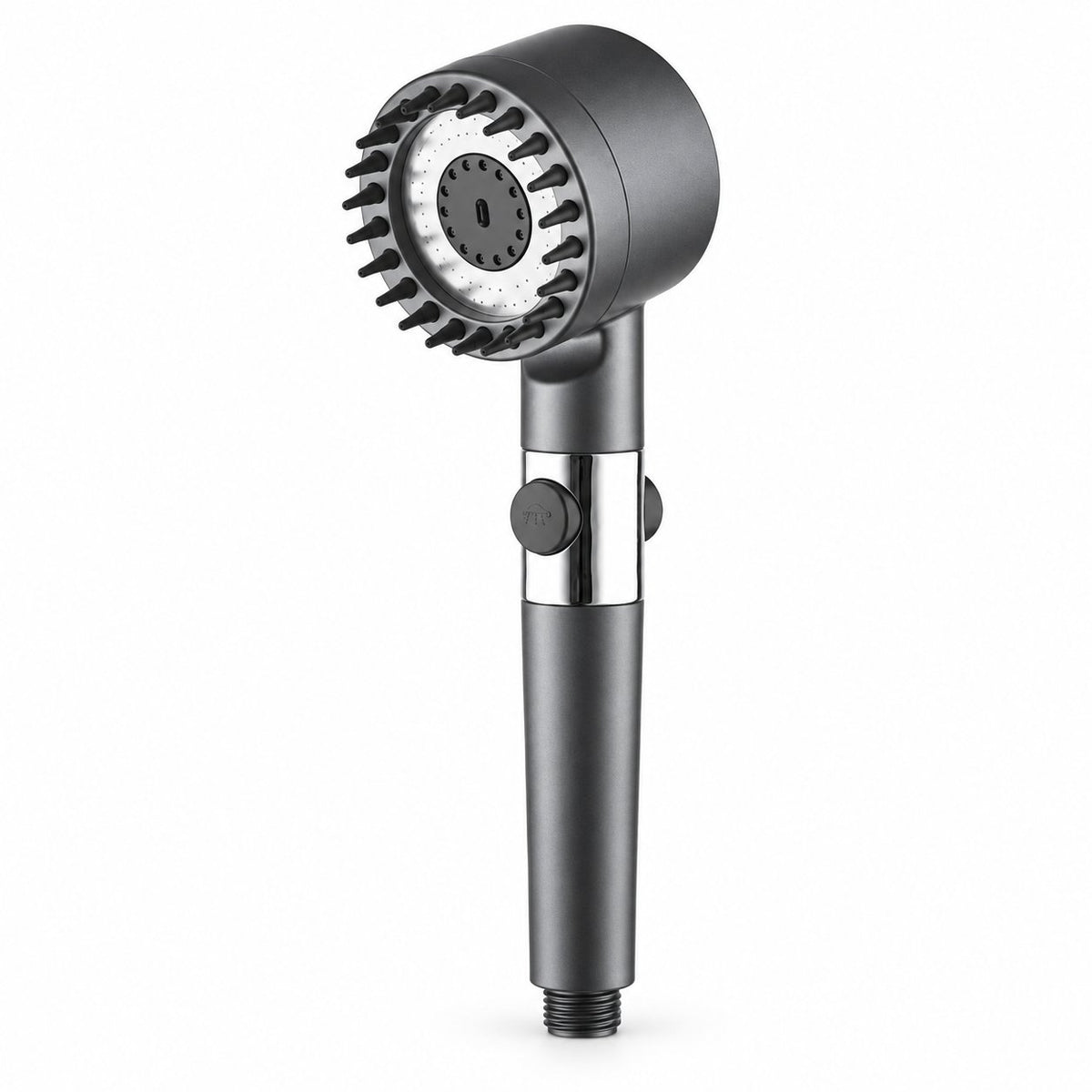 packshot — AquaPure™ Brusehoved 4-i-1 – Filter, Silikonemassage & Stop-knap
