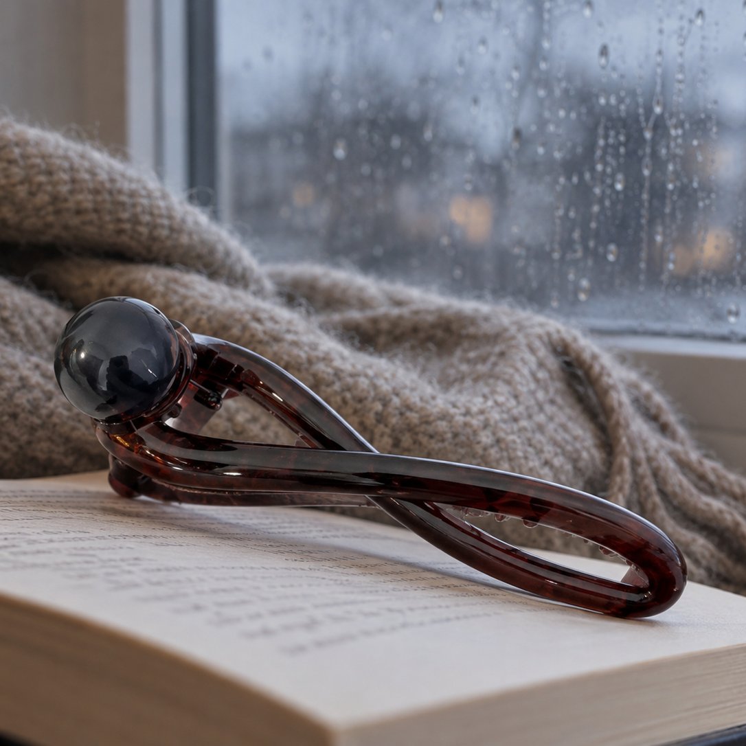 situation — Snoet hårklemme med perle – vintage-klemme der holder tykt og langt hår